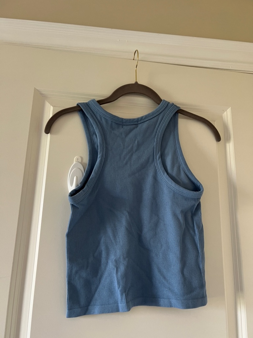 Blue ribbed racer back tank - F21 - Picture 2 of 2